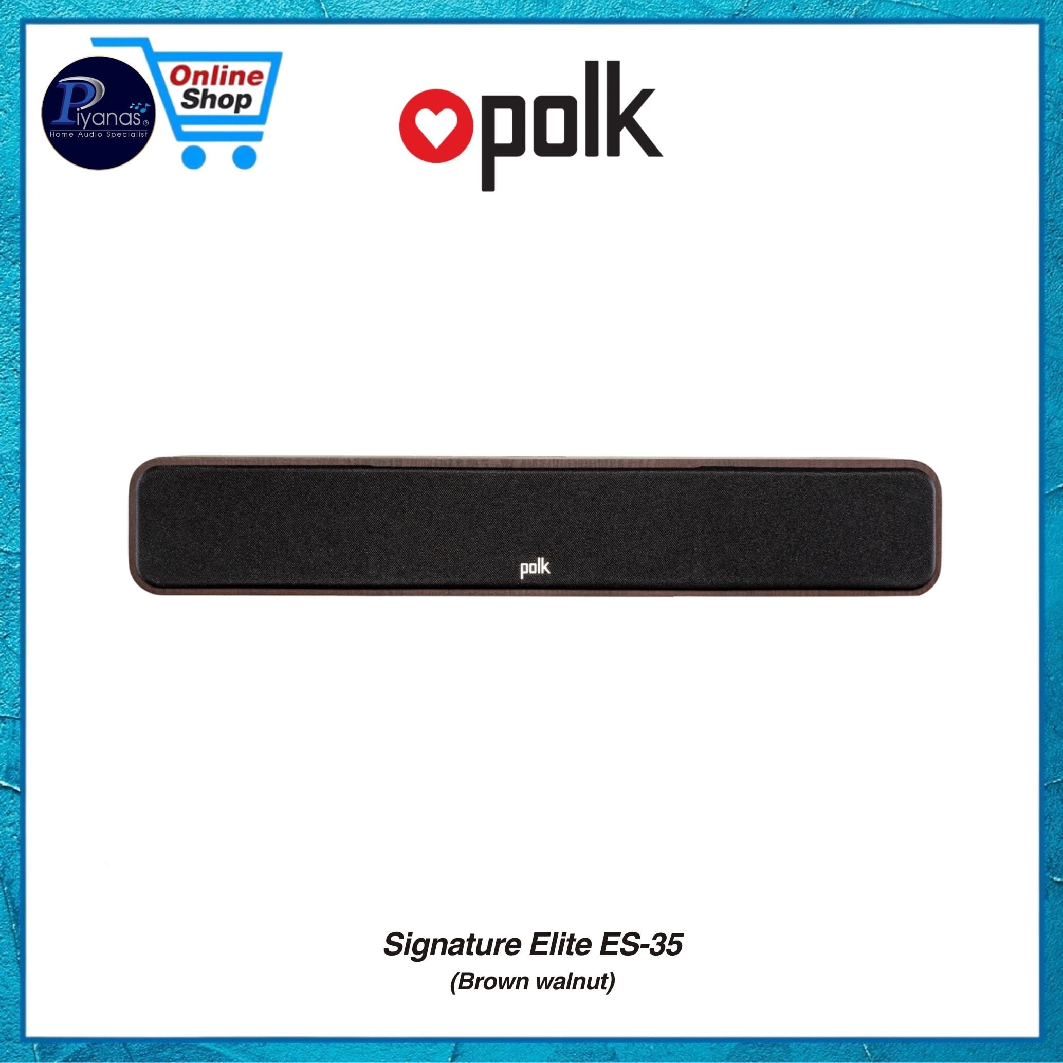 ลำโพงเซ็นเตอร์ POLK AUDIO SIGNATURE ELITE ES-35 CENTER สี BROWN WALNUT_2